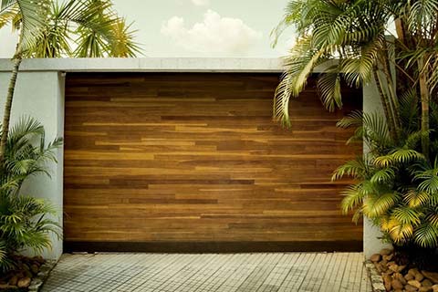 Pasadena Garage Door Wood Installation